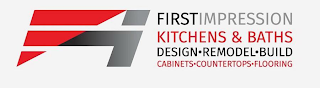 FIRST IMPRESSION KITCHENS & BATHS DESIGN· REMODEL· BUILD CABINETS· COUNTERTOPS· FLOORING logo