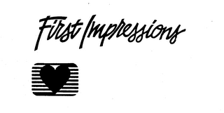 FIRST IMPRESSIONS logo