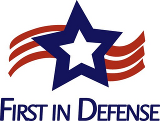FIRST IN DEFENSE logo