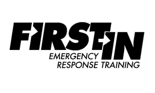FIRST IN EMERGENCY RESPONSE TRAINING logo