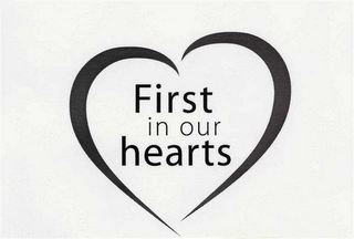 FIRST IN OUR HEARTS logo