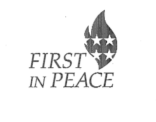 FIRST IN PEACE logo