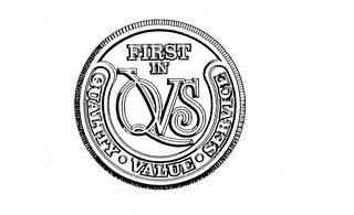FIRST IN QVS QUALITY-VALUE-SERVICE logo