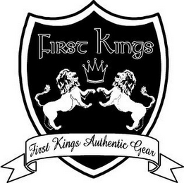 FIRST KINGS FIRST KINGS AUTHENTIC GEAR logo