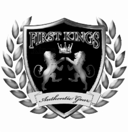 FIRST KINGS KINGS AUTHENTIC GEAR logo
