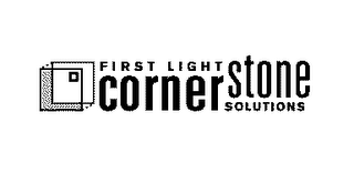 FIRST LIGHT CORNERSTONE SOLUTIONS logo