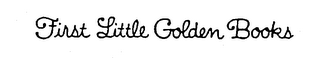 FIRST LITTLE GOLDEN BOOKS logo