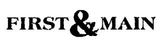 FIRST & MAIN logo