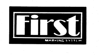 FIRST MARKING SYSTEM logo