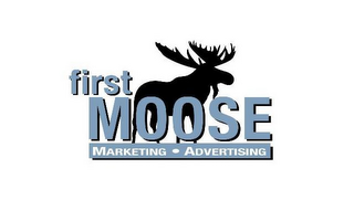 FIRST MOOSE MARKETING · ADVERTISING logo