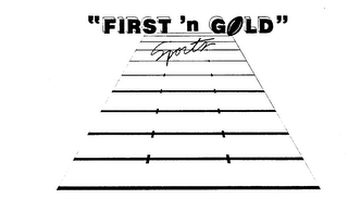"FIRST 'N GOLD" SPORTS logo