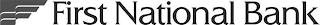 FIRST NATIONAL BANK logo
