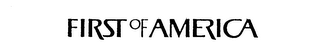 FIRST OF AMERICA logo