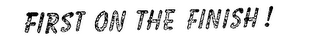 FIRST ON THE FINISH logo