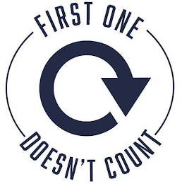 FIRST ONE DOESN'T COUNT logo