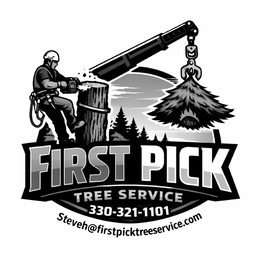 FIRST PICK TREE SERVICE 330-321-1101 STEVEH@FIRSTPICKTREESERVICE.COM logo