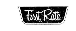 FIRST RATE logo
