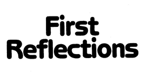 FIRST REFLECTIONS logo