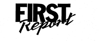 FIRST REPORT logo