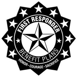 FIRST RESPONDER BENEFIT PLANS HONOR · COURAGE · SACRIFICE logo