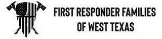 FIRST RESPONDER FAMILIES OF WEST TEXAS logo