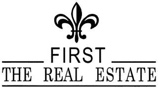 FIRST THE REAL ESTATE logo