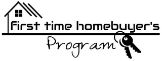 FIRST TIME HOMEBUYER'S PROGRAM logo