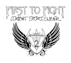 FIRST TO FIGHT COMBAT SPORTSWEAR F2F logo