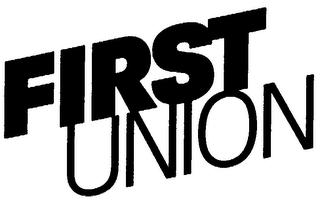 FIRST UNION logo