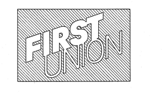 FIRST UNION logo
