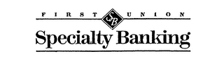 FIRST UNION SB SPECIALTY BANKING logo