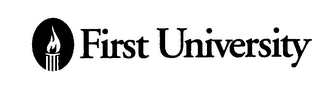 FIRST UNIVERSITY logo