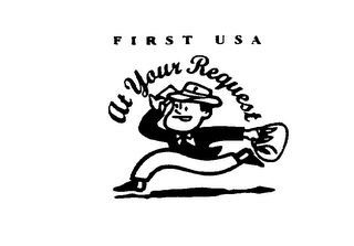 FIRST USA AT YOUR REQUEST logo