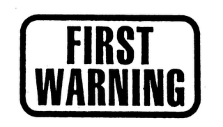 FIRST WARNING logo