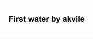 FIRST WATER BY AKVILE logo