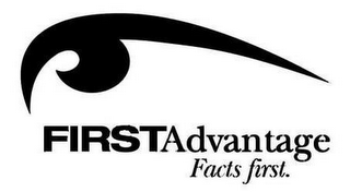 FIRSTADVANTAGE FACTS FIRST. logo
