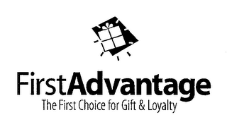 FIRSTADVANTAGE THE FIRST CHOICE FOR GIFT & LOYALTY logo