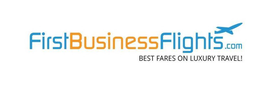 FIRSTBUSINESSFLIGHTS.COM BEST FARES ON LUXURY TRAVEL! logo