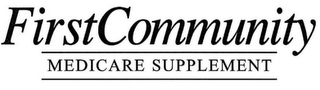 FIRSTCOMMUNITY MEDICARE SUPPLEMENT logo