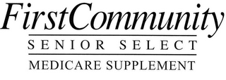 FIRSTCOMMUNITY SENIOR SELECT MEDICARE SUPPLEMENT logo