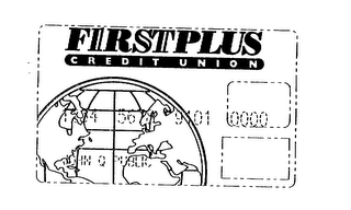 FIRSTPLUS CREDIT UNION 1234 5678 9101 0000 JOHN Q PUBLIC logo
