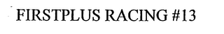 FIRSTPLUS RACING #13 logo