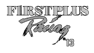FIRSTPLUS RACING #13 logo