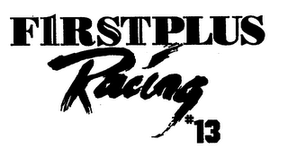 FIRSTPLUS RACING #13 logo