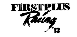 FIRSTPLUS RACING #13 logo