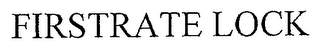 FIRSTRATE LOCK logo