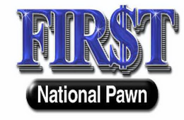 FIR$T NATIONAL PAWN logo