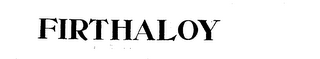 FIRTHALOY logo