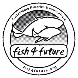 FISH 4 FUTURE SUSTAINABLE FISHERIES & AQUACULTURE. AND FISH4FUTURE.ORG logo