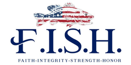 F.I.S.H. FAITH - INTEGRITY - STRENGTH - HONOR logo